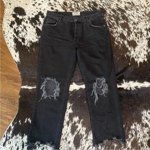 Free people We The Free Maggie Mid Rise Straight Leg Jean size 28